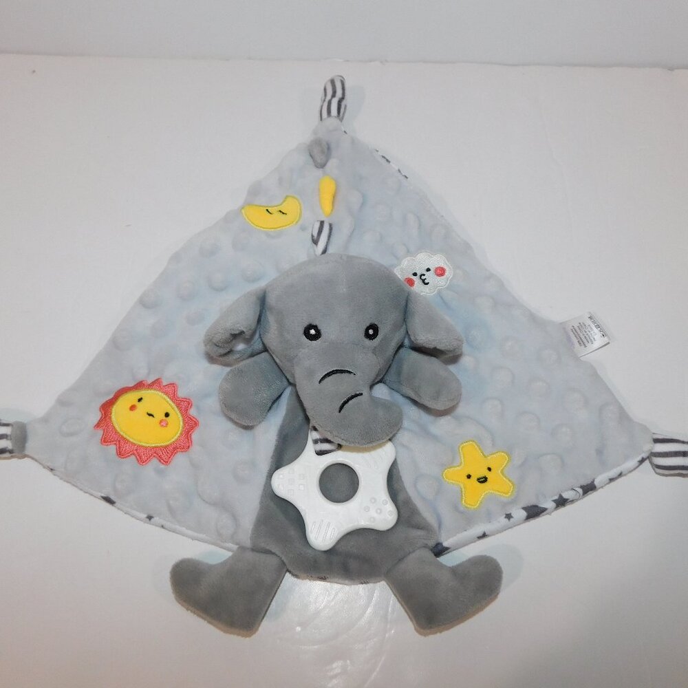 Activities Baby Mode Elephant Stars Sun Moon Rattle Teether Security Blanket